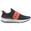 Under Armour Boys  Surge 3 Slip In Pitch Gray/orange Blast/galaxy Purple