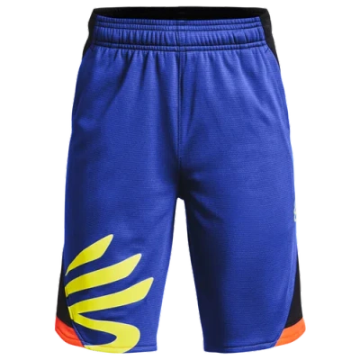 Under Armour Kids' Boys   Curry Splash Shorts In Blue