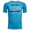 Under Armour Boys   Heatgeararmour Novelty Short Sleeve T-shirt In Capri/black