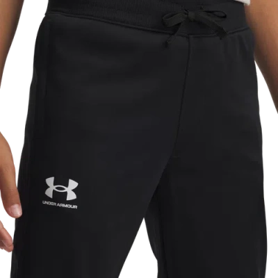 Under Armour Kids' Boys   Icon Knit Pant In Black
