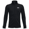 Under Armour Boys   Pennant Full-zip Jacket In Black/white