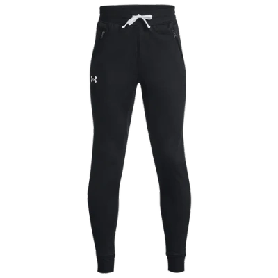 Under Armour Boys   Pennant Pants In Black/white