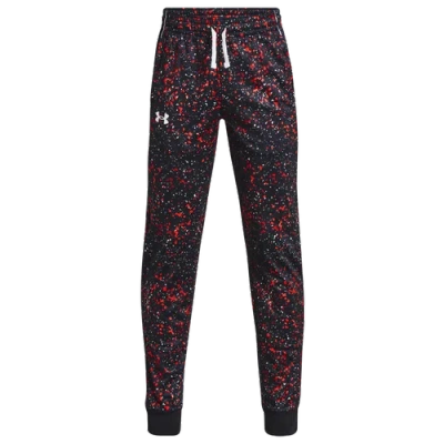 Under Armour Kids' Boys   Pennant Speckle Track Pants In Red/multi
