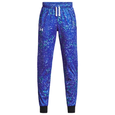 Under Armour Kids' Boys   Pennant Speckle Track Pants In Versa Blue/white