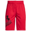 Under Armour Boys   Prototype 2.0 Logo Shorts In Black/red