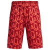 Under Armour Boys   Prototype Printed Shorts In Radio Red/stadium Red/white