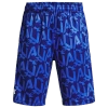 Under Armour Boys   Prototype Printed Shorts In Versa Blue/bauhaus Blue/white