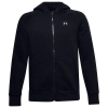 Under Armour Boys   Rival Fleece Full-zip Hoodie In White/black