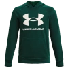 Under Armour Boys   Rival Fleece Po Hoodie In Intensity/onyx White