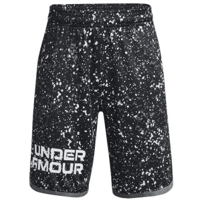 Under Armour Kids' Boys   Stunt T-shirt In Black Speckle