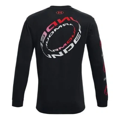 Under Armour Branded Spiral Heavyweight Long Sleeve T-shirt 'black'