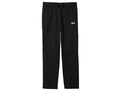 Under Armour Brawler 3.0 Tapered Pants (big Kids) Boy's Clothing Black/white : Md (10-12 Big Kid), Polyester