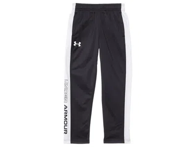 Under Armour Brawler Tapered Pants (little Kids/big Kids) Boy's Clothing Black/white 2 : 5 Little Kid, Polyester/