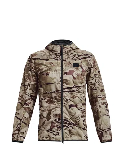 Under Armour Brow Tine Coldgear Infrared Jacket In Brown