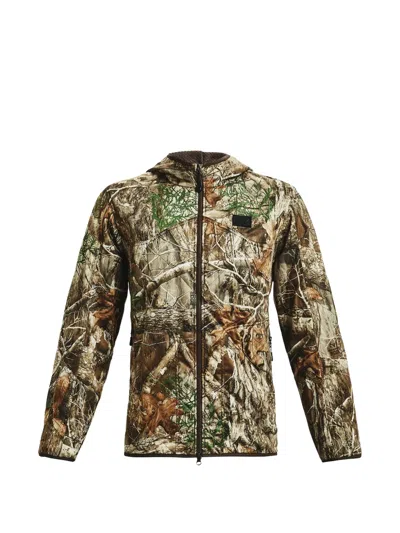 Under Armour Brow Tine Coldgear Infrared Jacket In Green