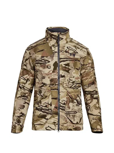 Under Armour Camouflage Grit Zip-up Jacket In Brown
