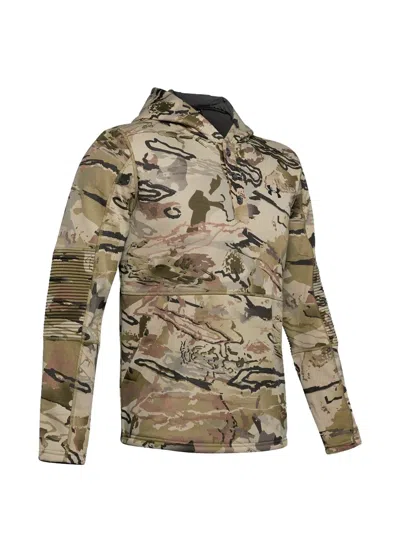 Under Armour Camouflage Ribbed Hoodie In Multi
