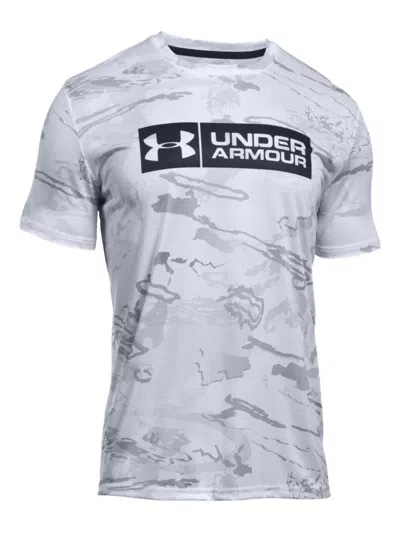 Under Armour Camouflage Short-sleeve T-shirt In Gray