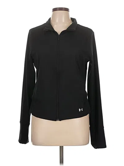 Pre-owned Under Armour Cardigan Sweater In Black