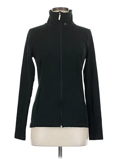 Pre-owned Under Armour Cardigan Sweater In Black