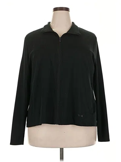 Pre-owned Under Armour Cardigan Sweater In Black