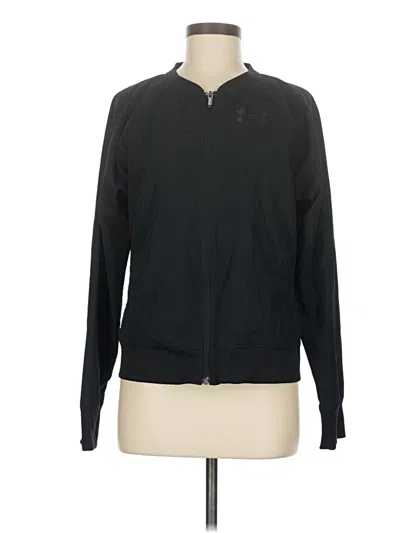 Pre-owned Under Armour Cardigan Sweater In Black
