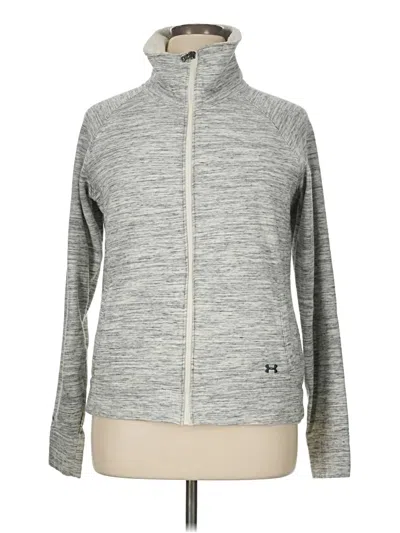 Pre-owned Under Armour Cardigan Sweater In Gray