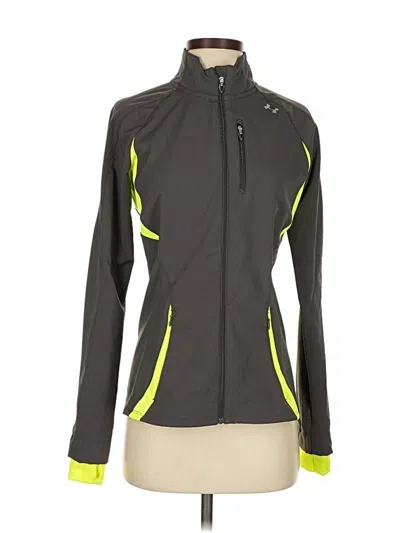 Pre-owned Under Armour Cardigan Sweater In Gray