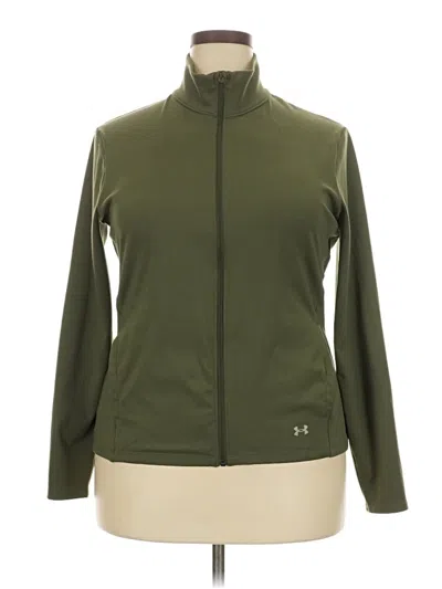 Pre-owned Under Armour Cardigan Sweater In Green