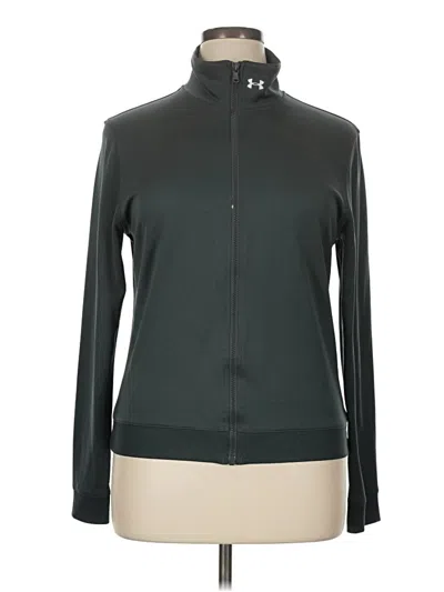 Pre-owned Under Armour Cardigan Sweater In Green
