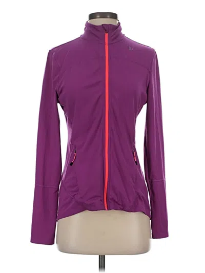 Pre-owned Under Armour Cardigan Sweater In Purple