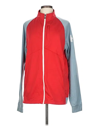 Pre-owned Under Armour Cardigan Sweater In Red