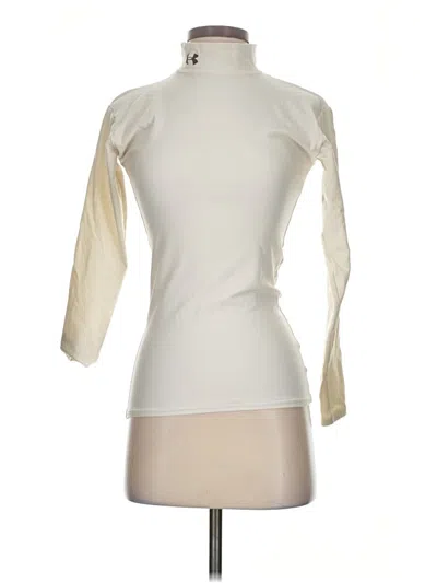 Pre-owned Under Armour Cardigan Sweater In White