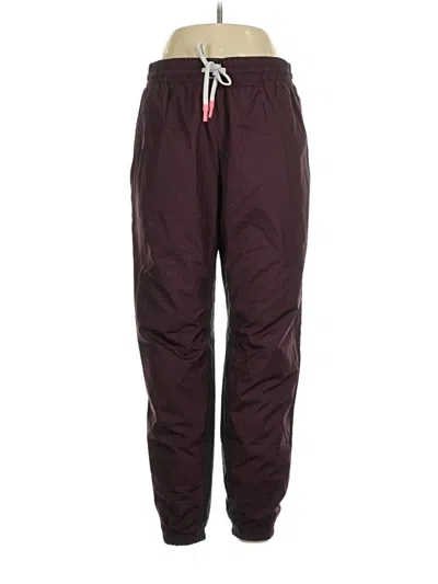 Pre-owned Under Armour Casual Pants In Burgundy