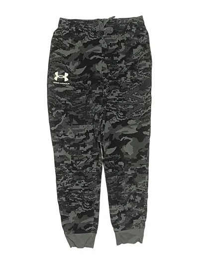 Pre-owned Under Armour Kids' Casual Pants In Gray