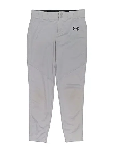Pre-owned Under Armour Kids' Casual Pants In Gray