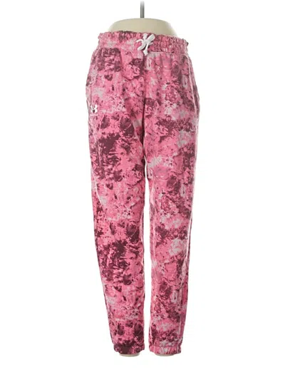 Pre-owned Under Armour Casual Pants In Pink