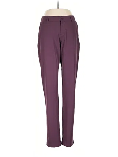 Pre-owned Under Armour Casual Pants In Purple