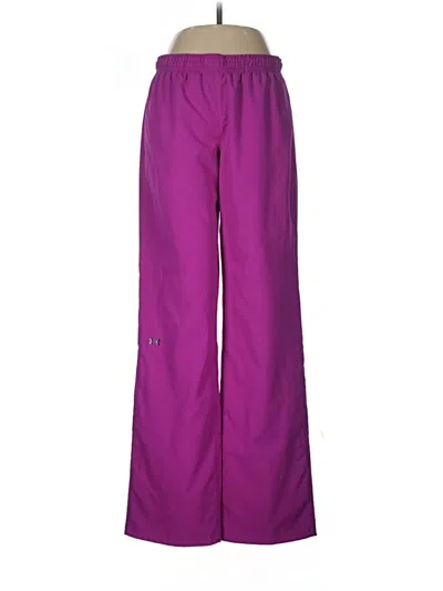 Pre-owned Under Armour Casual Pants In Purple