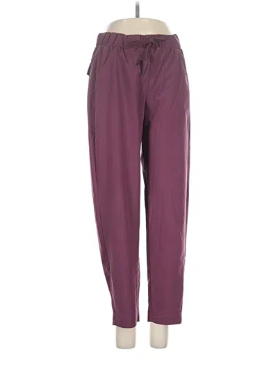Pre-owned Under Armour Casual Pants In Purple
