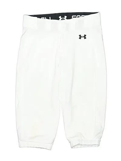 Pre-owned Under Armour Kids' Casual Pants In White