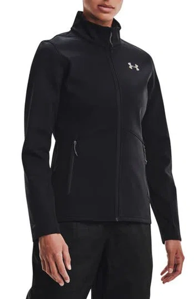 Under Armour Cgi Shield Zip Up Jacket In Black