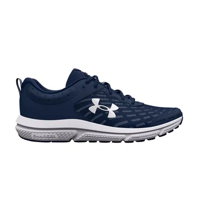 Pre-owned Under Armour Charged Assert 10 4e Wide 'academy' In Blue