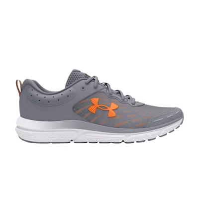 Pre-owned Under Armour Charged Assert 10 4e Wide 'steel Atomic' | Grey | Men's Size 8.5 In Gray