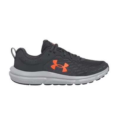 Pre-owned Under Armour Charged Assert 10 'anthracite Ares Red' | Black | Men's Size 13