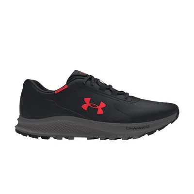 Pre-owned Under Armour Charged Bandit Trail 3 'black Racer Red' | Men's Size 14
