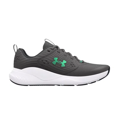Pre-owned Under Armour Charged Commit 4 'castlerock Vapor Green' In Grey