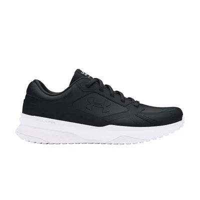 Pre-owned Under Armour Charged Edge Leather 'black White'