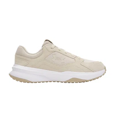 Pre-owned Under Armour Charged Edge Suede 'khaki Base' | Cream | Men's Size 10 In White