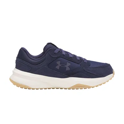Pre-owned Under Armour Charged Edge Suede 'midnight Navy' | Blue | Men's Size 15